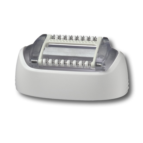 Standard massage cap, white/transparent