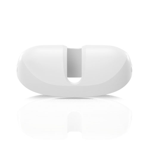 Extra wide facial cap white